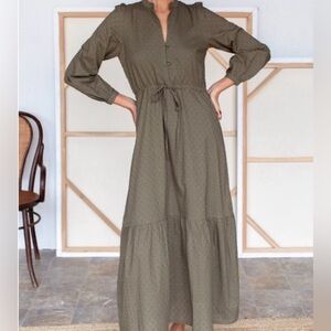 Emerson Fry Green Maxi Dress